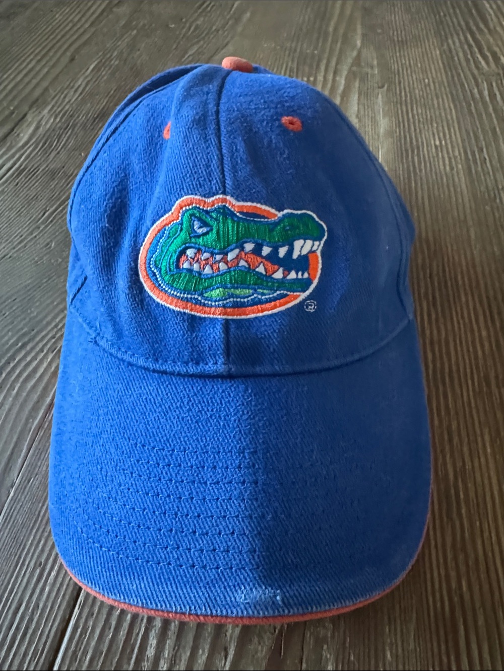 Signature distressed embroidered Florida Gator Royal Blue Cap